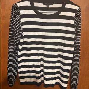 Banana Republic Monochrome Striped Pullover